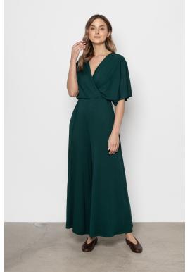 Zelený ležérny dámsky overal