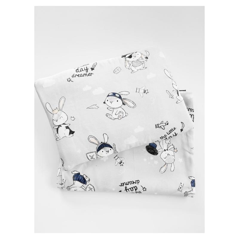 E-shop Bambusová deka na leto pre bábätka - zajačiky (vankúš grátis)
