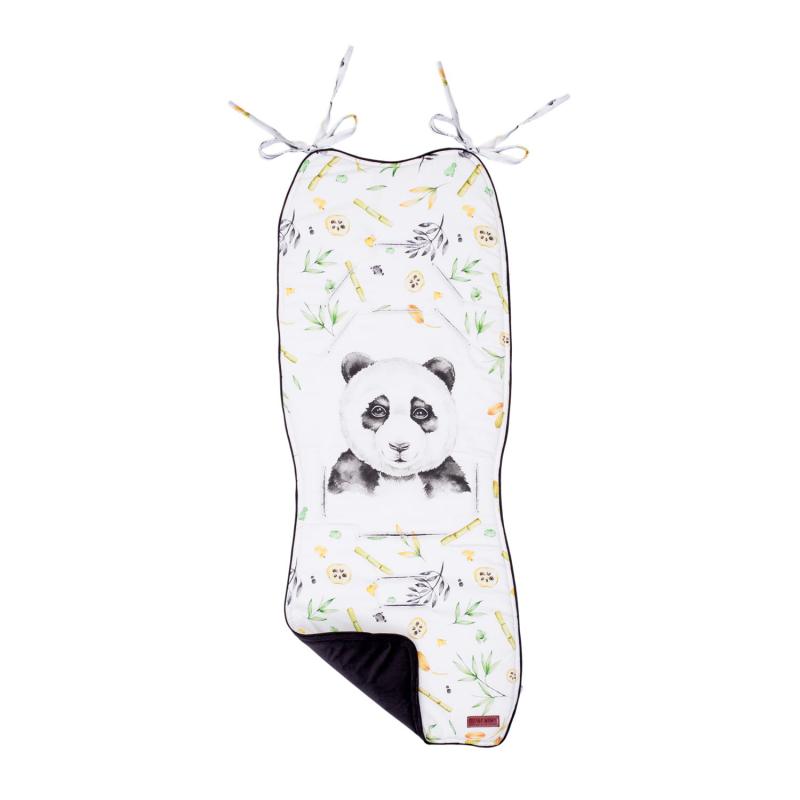 E-shop Detská mäkká vložka do kočiara s obrázkom pandy