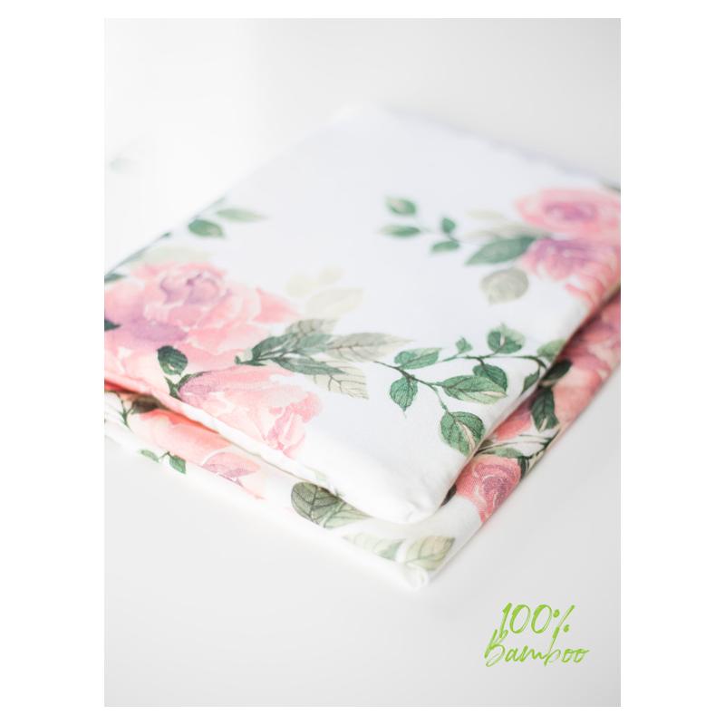 E-shop Letná bambusová deka pre bábätka - magické kvety (vankúš grátis)