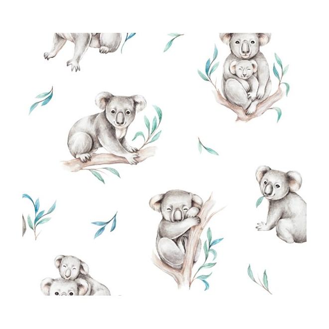 E-shop Bambusová letná deka pre deti s motívom koaly