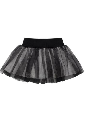 Dievčenská čierna tylová sukňa