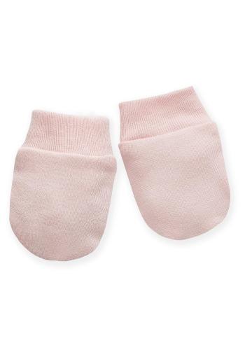 Ružové rukavičky pre bábätká