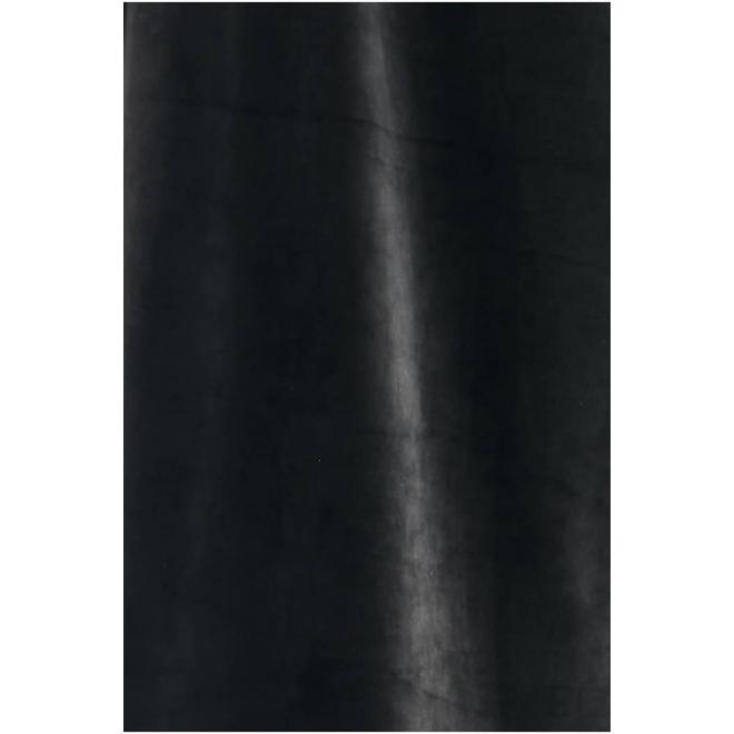 Teplé dámske zamatové tepláky čiernej farby s ozdobným pruhom