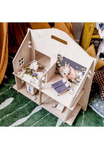 Drevený detský domček pre bábiky