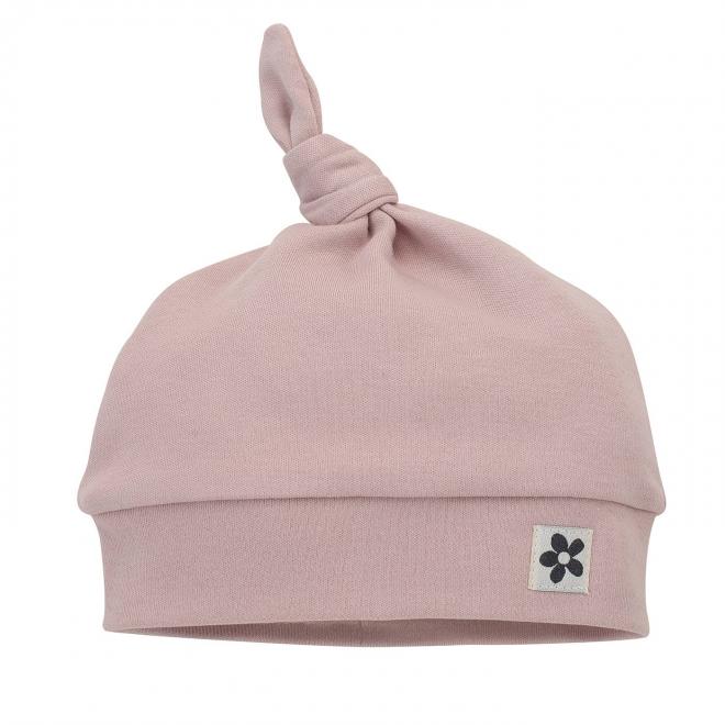 E-shop Bavlnená detská čiapočka v ružovej farbe
