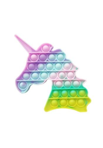 Antistresová senzorická hračka PUSH POP BUBBLE v tvare jednorožca
