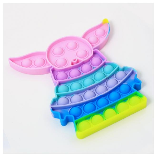Senzorická antistresová hračka PUSH POP BUBBLE v tvare Yody