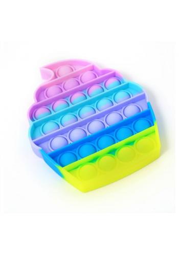 Antistresová senzorická hračka PUSH POP BUBBLE v tvare cupcake