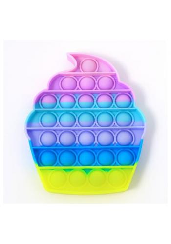 Antistresová senzorická hračka PUSH POP BUBBLE v tvare cupcake