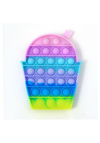 Farebná senzorická antistresová hračka v tvare ľadovej drte
