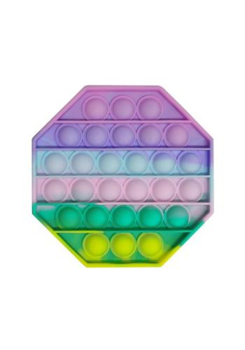 PUSH POP BUBBLE senzorická antistresová hračka v tvare osemuholníka