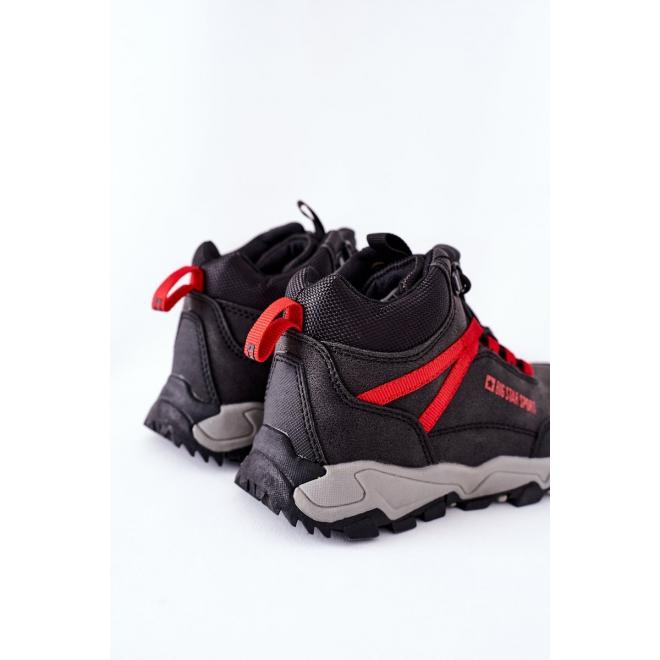Detské trekingové topánky Big Star v čiernej farbe